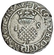 1 Bawbee - James V 3rd Coinage obverse image