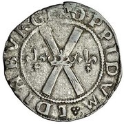 1 Bawbee - James V 3rd Coinage, United Kingdom, 1538-1542 reverse image