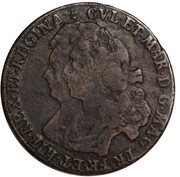 1 Bawbee - William and Mary obverse image