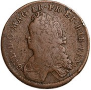 1 Bawbee - William II obverse image