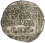 1 Nonsunt - Francis and Mary 2nd Period, United Kingdom, 1559 reverse image