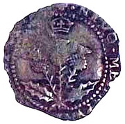 12 Pence - James VI 7th Coinage, United Kingdom, 1594-1596 reverse image