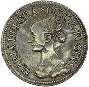 ½ Testoon - Mary I 1st Period, Type I obverse image