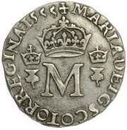 ½ Testoon - Mary I 1st Period, Type II obverse image