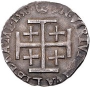 ½ Testoon - Mary I 1st Period, Type IIIa, United Kingdom, 1556-1558 reverse image