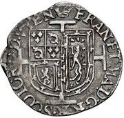 ½ Testoon - Francis and Mary 2nd Period, Type I obverse image