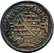 160 Réis - Maria I Low and High Crowns; Lisbon Mint, Brazil, 1787-1797 reverse image