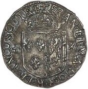 ½ Testoon - Francis and Mary 2nd Period, Type II obverse image