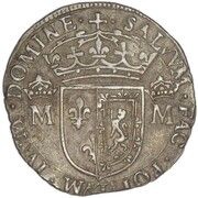 ½ Testoon - Mary I 3rd Period, United Kingdom, 1561-1562 reverse image