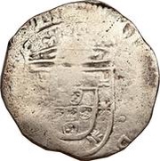 200 Réis - João IV Countermarked 1 Tostao obverse image