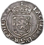 ¼ Thistle Merk - James VI 8th Coinage obverse image