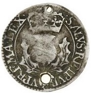 40 Pence - Charles I 3rd Coinage, 1st Issue, United Kingdom, 1637-1638 reverse image