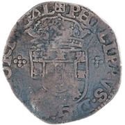200 Réis - Afonso VI Countermarked over Tostão/Portugal obverse image