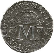 1 Testoon - Mary I 1st Period, Type II obverse image