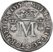 1 Testoon - Mary I 1st Period, Type II obverse image