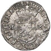 1 Testoon - Mary I 1st Period, Type IIIb obverse image