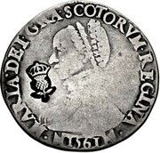 1 Testoon - Mary I 3rd Period, Countermark of 1578 obverse image