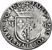 1 Testoon - Mary I 3rd Period, Countermark of 1578, United Kingdom, 1561-1562 reverse image
