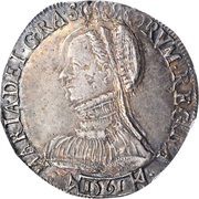 1 Testoon - Mary I 3rd Period obverse image