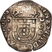 250 Réis - João IV Countermarked 200 Réis obverse image