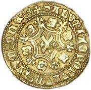 1 Demy - James II 1st Coinage, Type IVa, United Kingdom, 1437-1451 reverse image