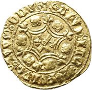 1 Demy - James II 1st Coinage, Type IVa, United Kingdom, 1437-1451 reverse image