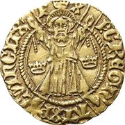 ½ Lion - James II 2nd Coinage, Type II, United Kingdom, 1451-1460 reverse image