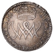 5 Shillings - William and Mary, United Kingdom, 1694 reverse image