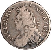 5 Shillings - William II obverse image