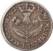 5 Shillings - William II, United Kingdom, 1702 reverse image