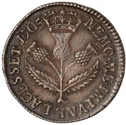 5 Shillings - Anne, United Kingdom, 1705 reverse image