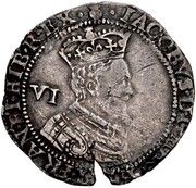 6 Shillings - James VI 9th Coinage obverse image