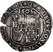 6 Shillings - James VI 9th Coinage, United Kingdom, 1605-1609 reverse image