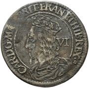 6 Shillings - Charles I 3rd Coinage, 1st Issue obverse image