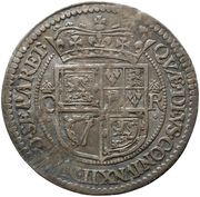 6 Shillings - Charles I 3rd Coinage, 1st Issue, United Kingdom, 1637-1638 reverse image