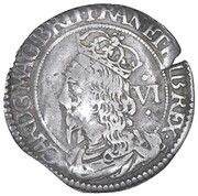 6 Shillings - Charles I 3rd Coinage, 3rd Issue obverse image