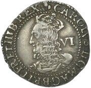 6 Shillings - Charles I 3rd Coinage, 4th Issue obverse image