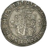 6 Shillings - Charles I 3rd Coinage, 5th Issue, United Kingdom, 1641-1642 reverse image