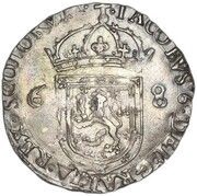 ½ Merk - James VI 2nd Coinage obverse image