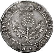 ½ Thistle Merk - James VI 8th Coinage, United Kingdom, 1601-1604 reverse image