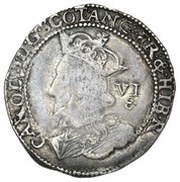 ½ Merk - Charles I 2nd Coinage obverse image