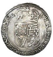 ½ Merk - Charles I 2nd Coinage, United Kingdom, 1636 reverse image