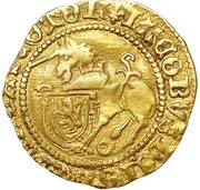 ½ Unicorn - James IV Type I obverse image
