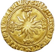 ½ Unicorn - James IV Type I, United Kingdom, 1488-1513 reverse image