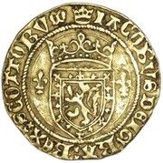 1 Lion - James II 2nd Coinage, 2nd Issue, Type II obverse image