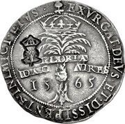 ⅓ Ryal - Mary and Henry Darnley 4th Period, Countermark of 1578, United Kingdom, 1565-1566 reverse image