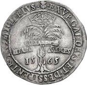 ⅓ Ryal - Mary and Henry Darnley 4th Period, United Kingdom, 1565-1566 reverse image