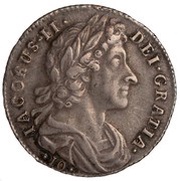 10 Shillings - James VII obverse image