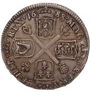 10 Shillings - James VII, United Kingdom, 1687-1688 reverse image