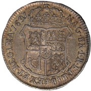 10 Shillings - William and Mary, United Kingdom, 1691 reverse image